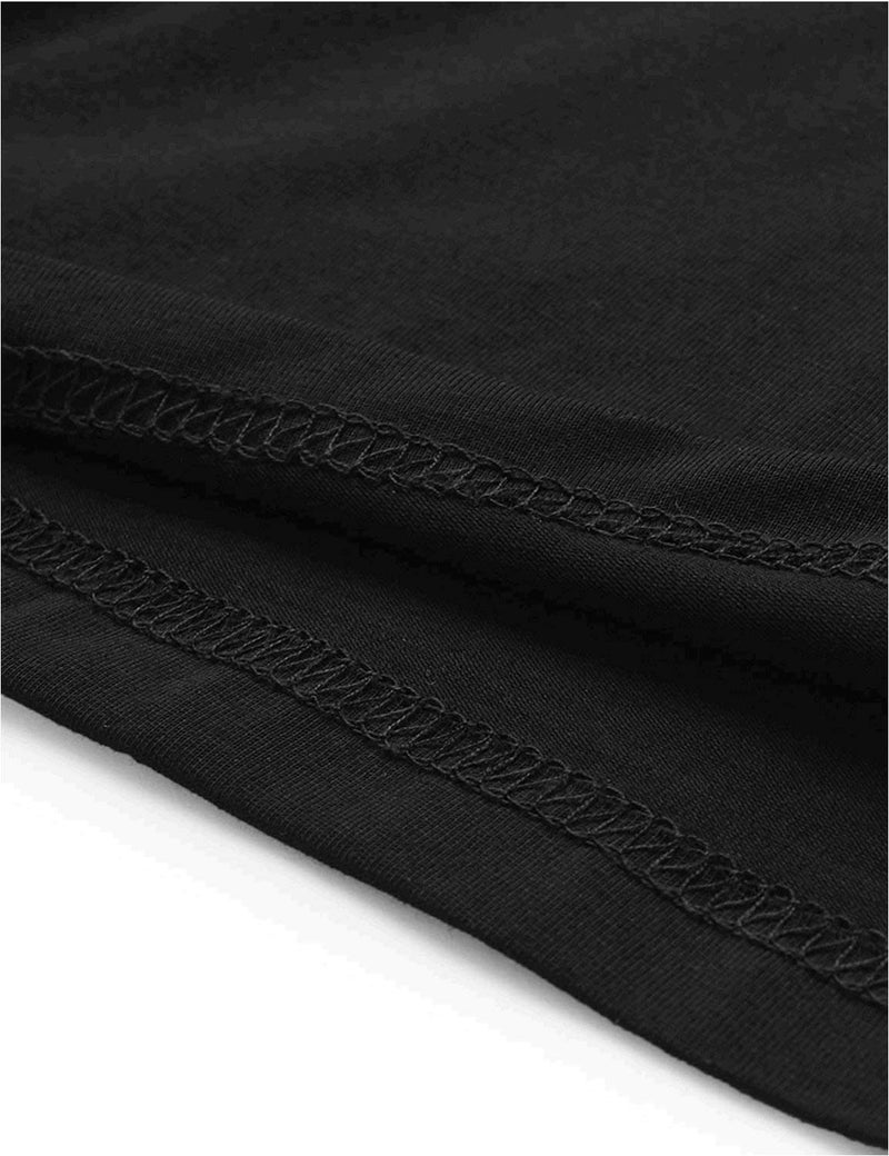 SweatyRocks Women's Summer Short Sleeve Tee Distressed Ripped Crop T-shirt Tops Black S - Image 5